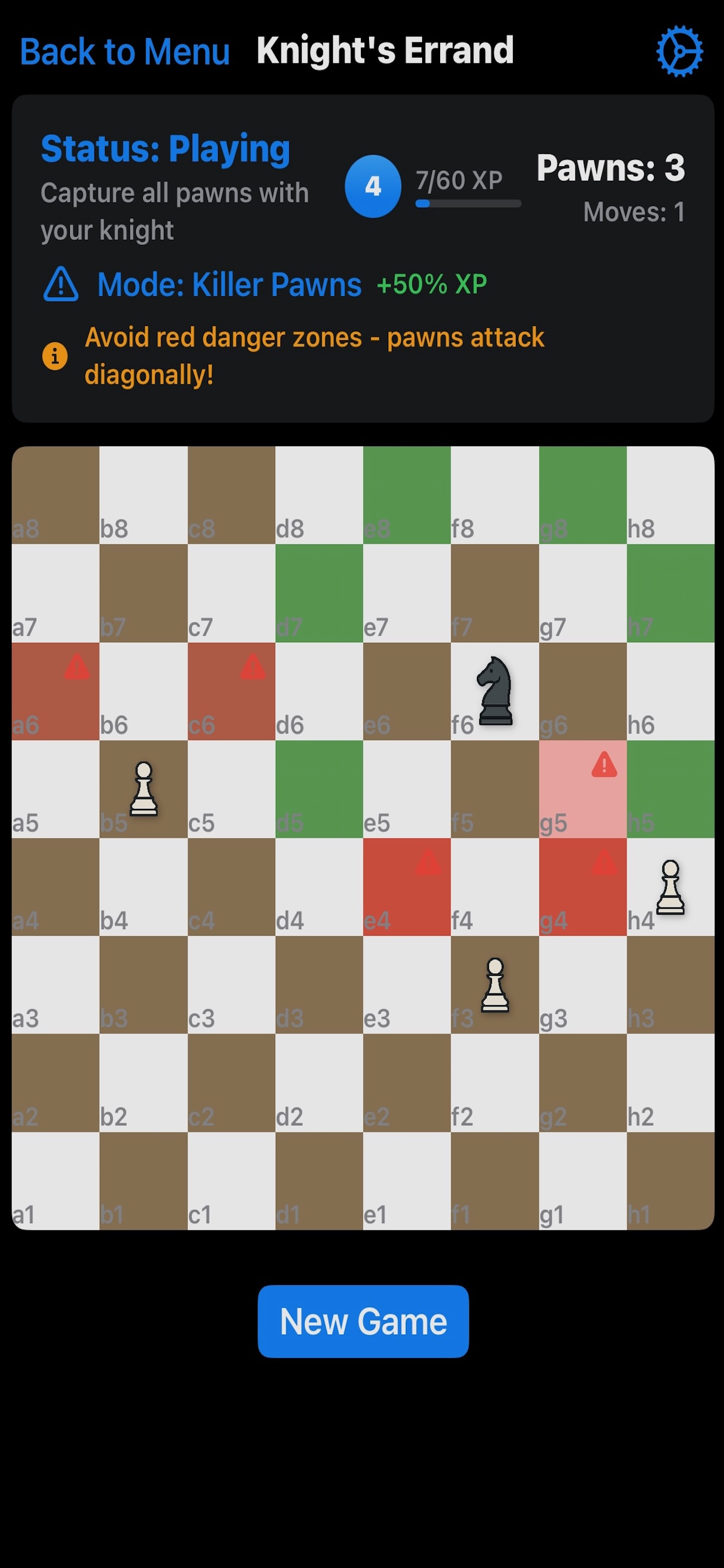 Knight Puzzle Gameplay