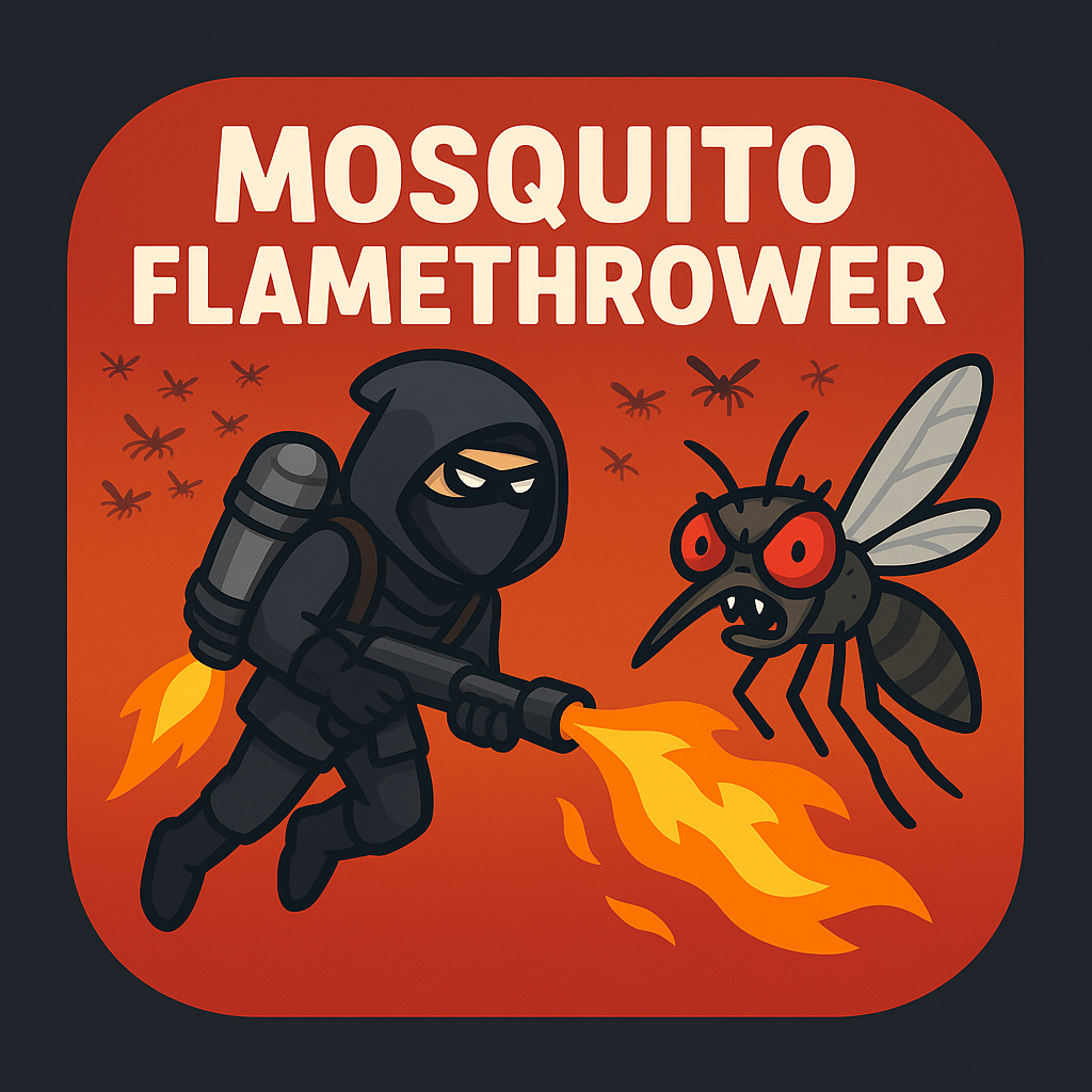 Mosquito Flamethrower Game Icon